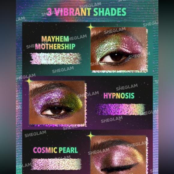 SHEGLAM Chroma Zone Multichrome Flake Gel-Hypnosis Shadow - Picture 6 of 7